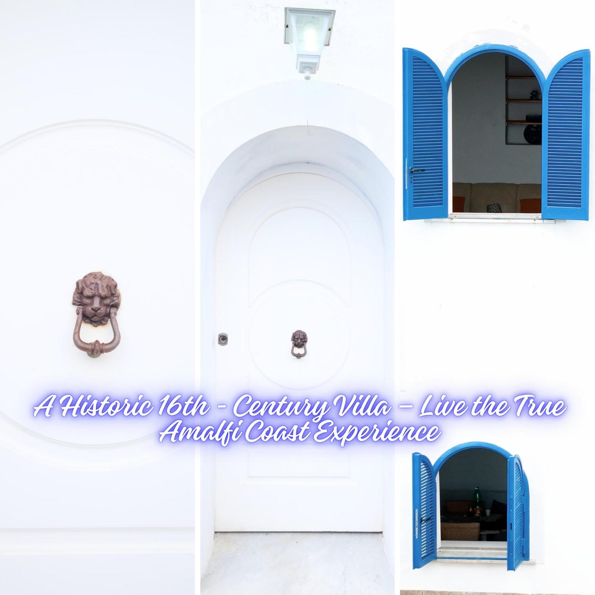 La Saracena-Traditional Amalfi Villa With Sea View อามาลฟี ภายนอก รูปภาพ