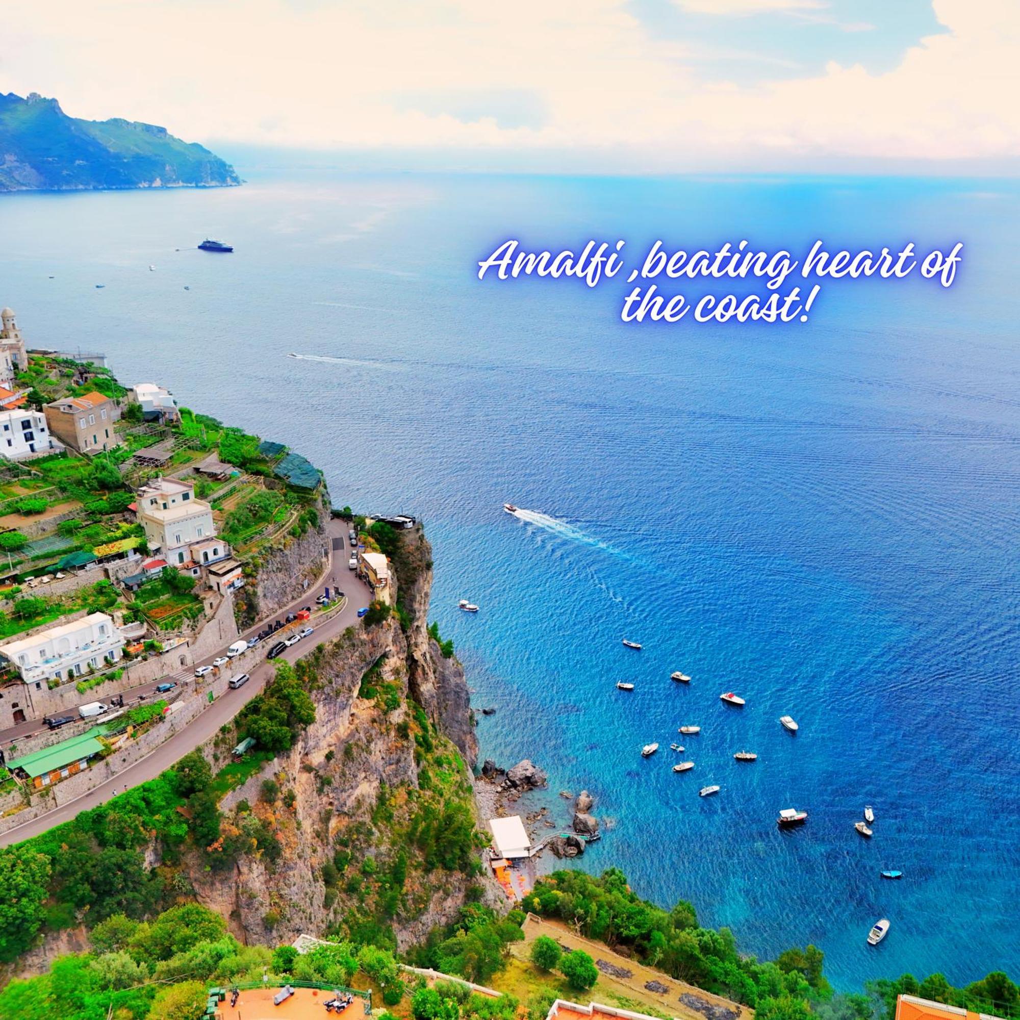 La Saracena-Traditional Amalfi Villa With Sea View อามาลฟี ภายนอก รูปภาพ